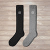 Charcoal Kniesocken (2 Paar)