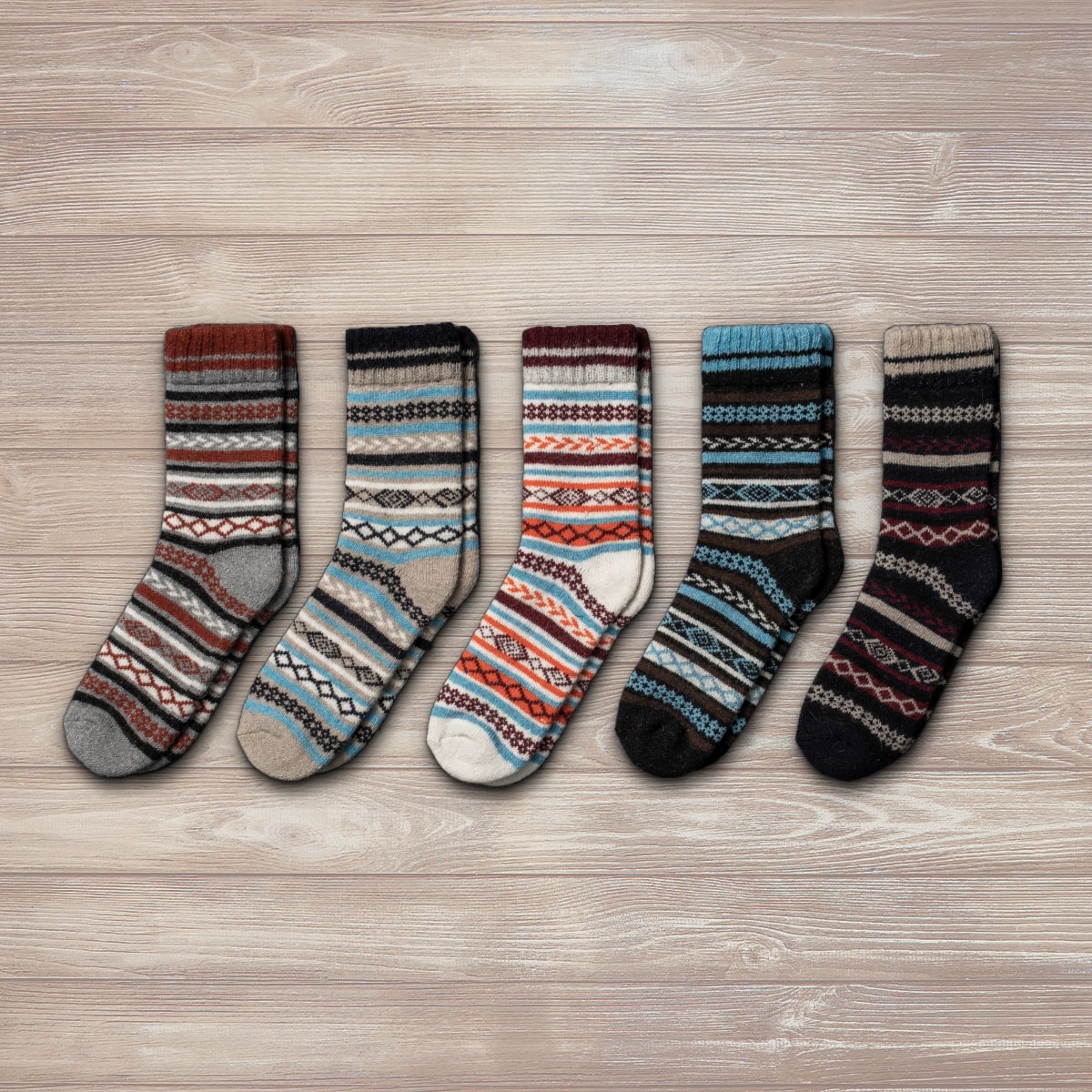 Bjørn (5 Nordic Paar) Socks - DE
